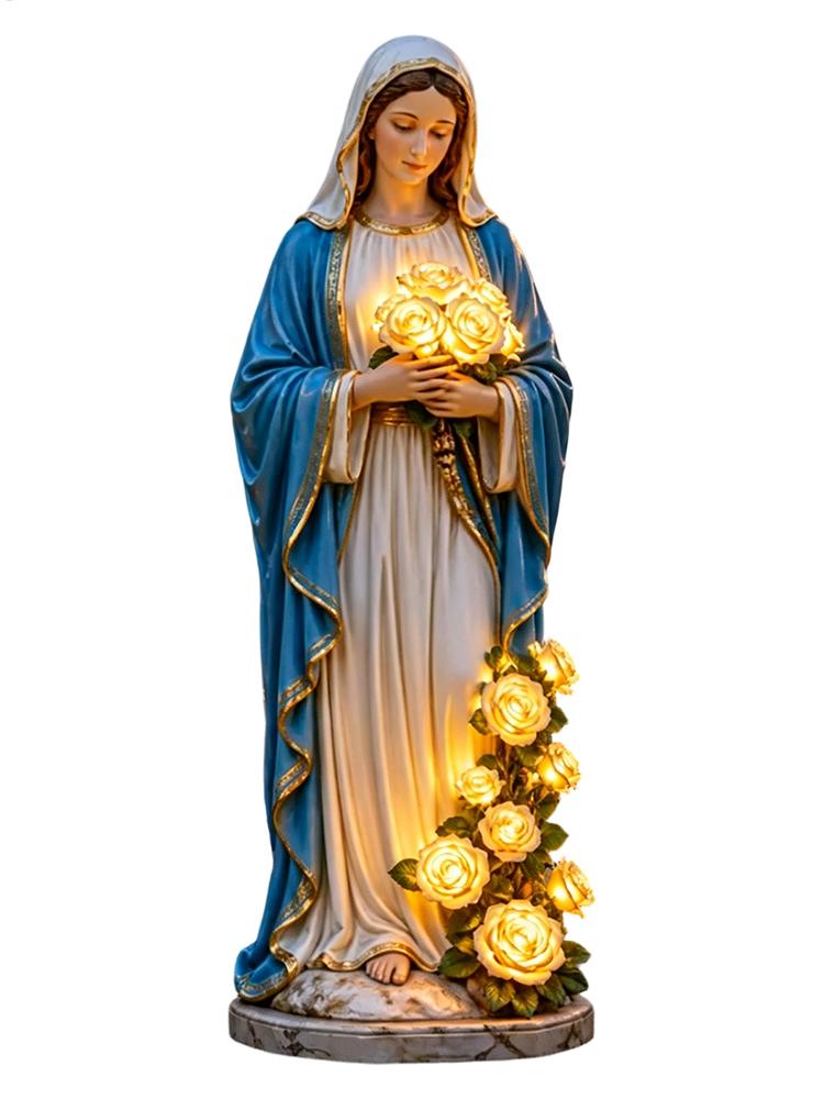 Smart Garden Spotlights - Mary Lady Garden Light Solar Resin