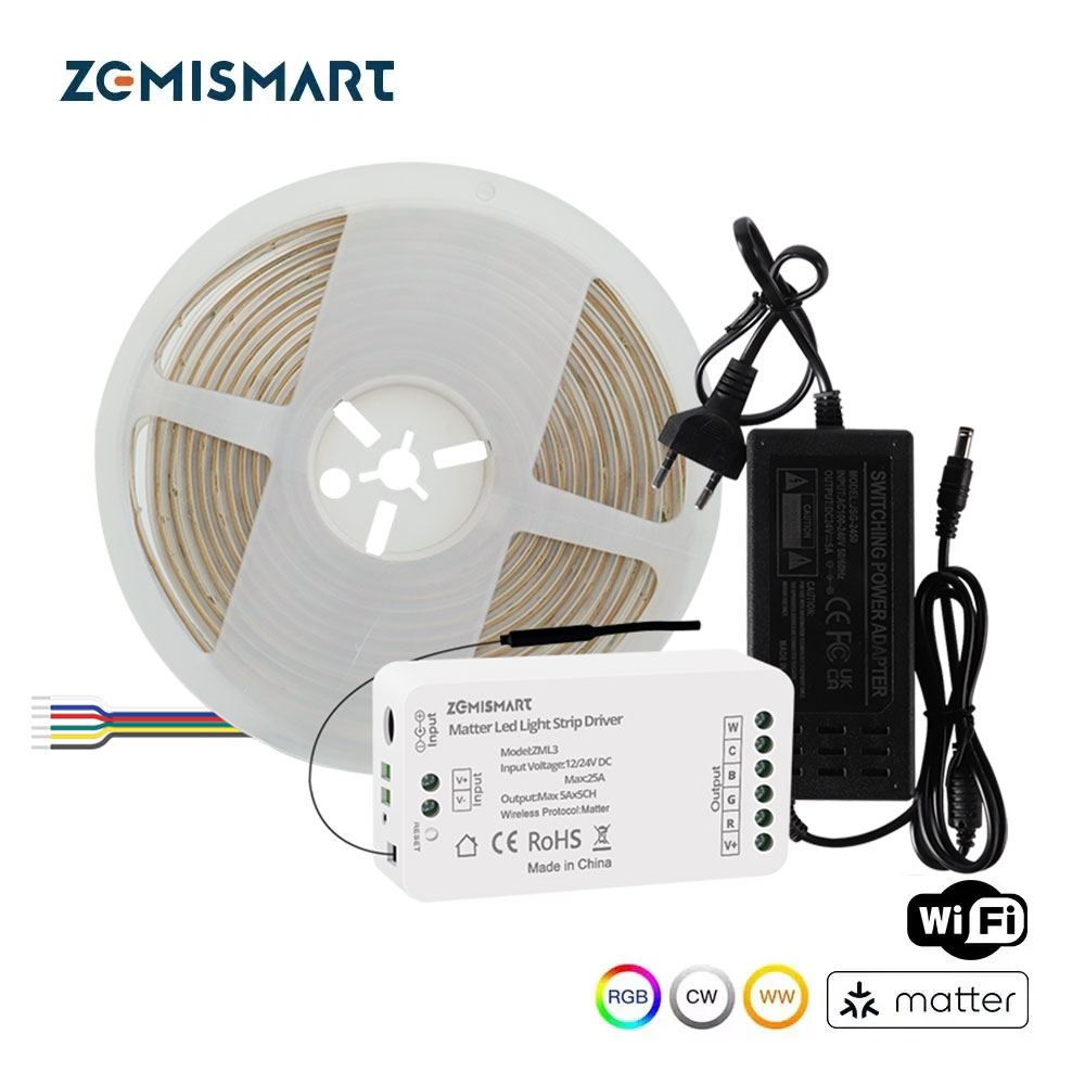 Smart Garden Light Controller - Zemismart COB Led Strip Light RGBCW