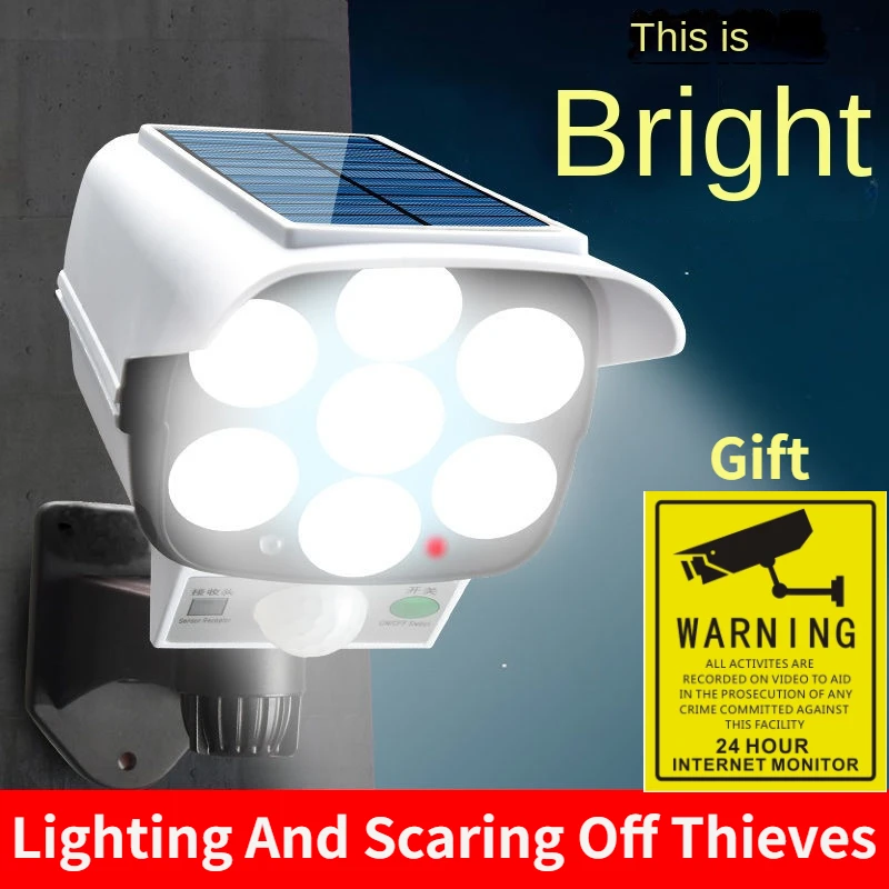 Smart Garden Spotlights - Outdoor Solar Light Motion Sensor Security