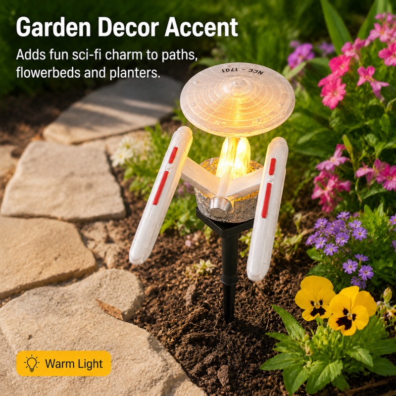 Star Trek USS Enterprise Solar - огляд і ціна Smart Garden Spotlights