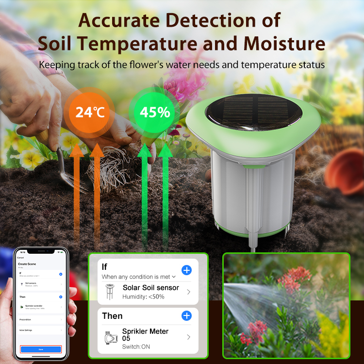 Solar Soil Sensor Tuya Smart A - огляд і ціна Smart Garden Moisture Sensor