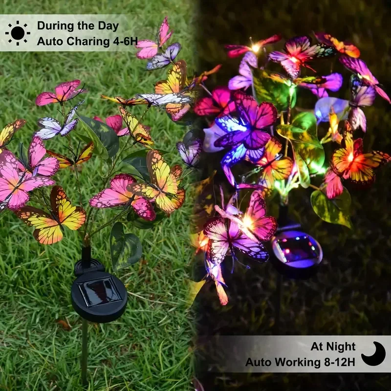 Solar LED Butterfly Garden Lig - огляд і ціна Smart Garden Spotlights