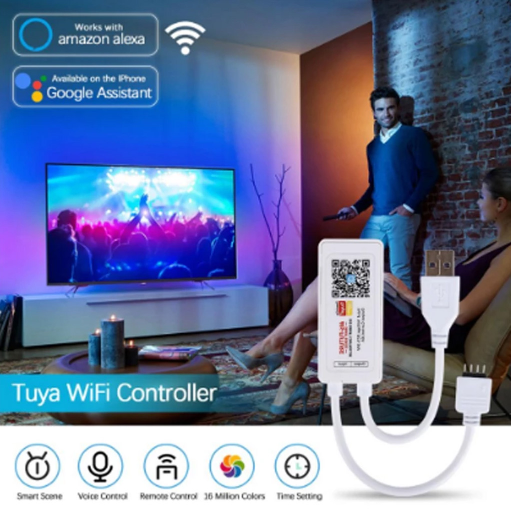 1-10Tuya Smart Life APP 5-24V  - огляд і ціна Smart Garden Light Controller