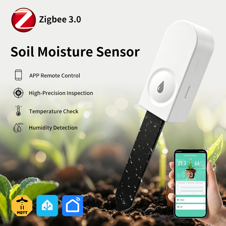 Tuya Zigbee3.0 Soil Moisture S - огляд і ціна Smart Garden Moisture Sensor
