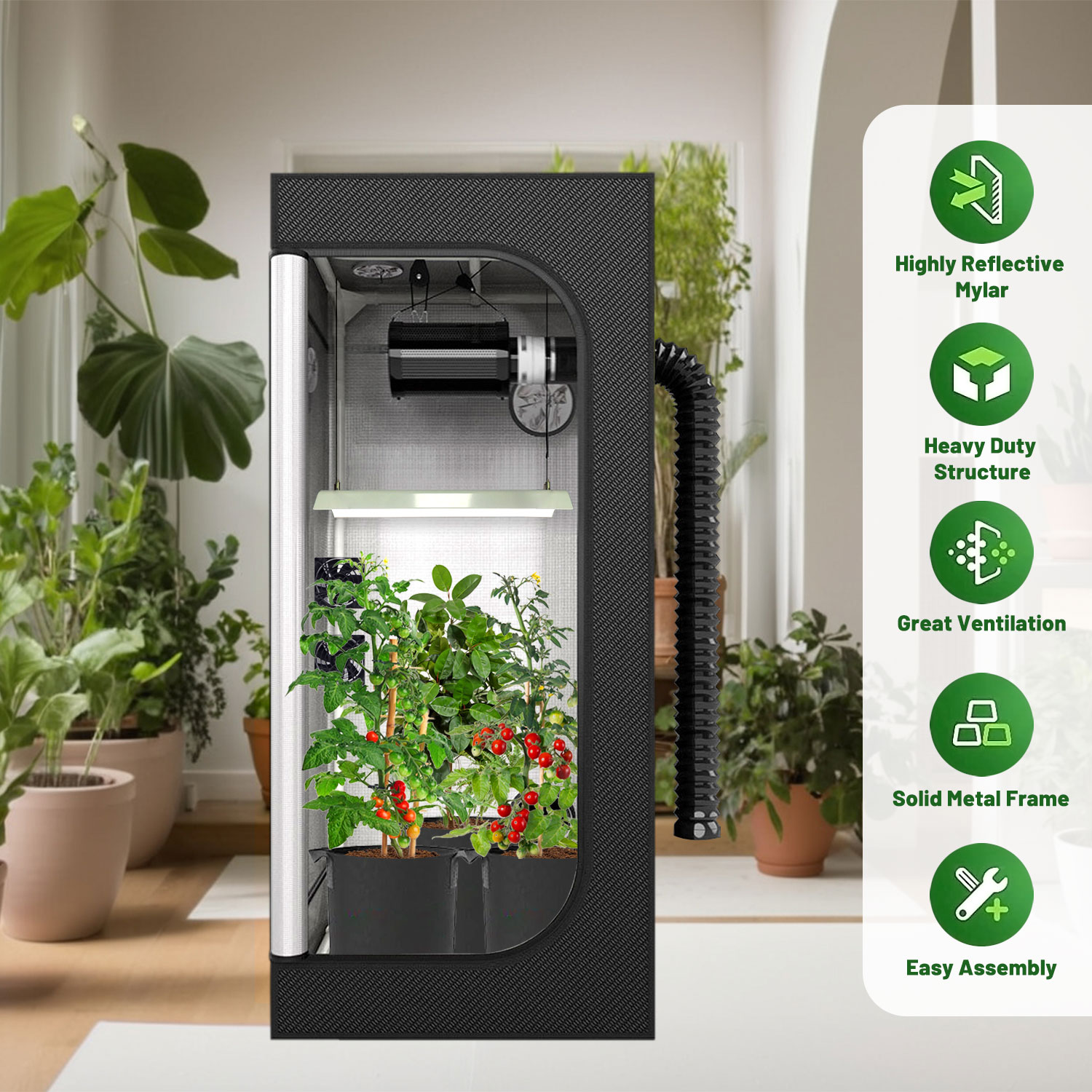 4x4 Grow Tent Complete Kit LED - огляд і ціна Grow Tent Complete Kit