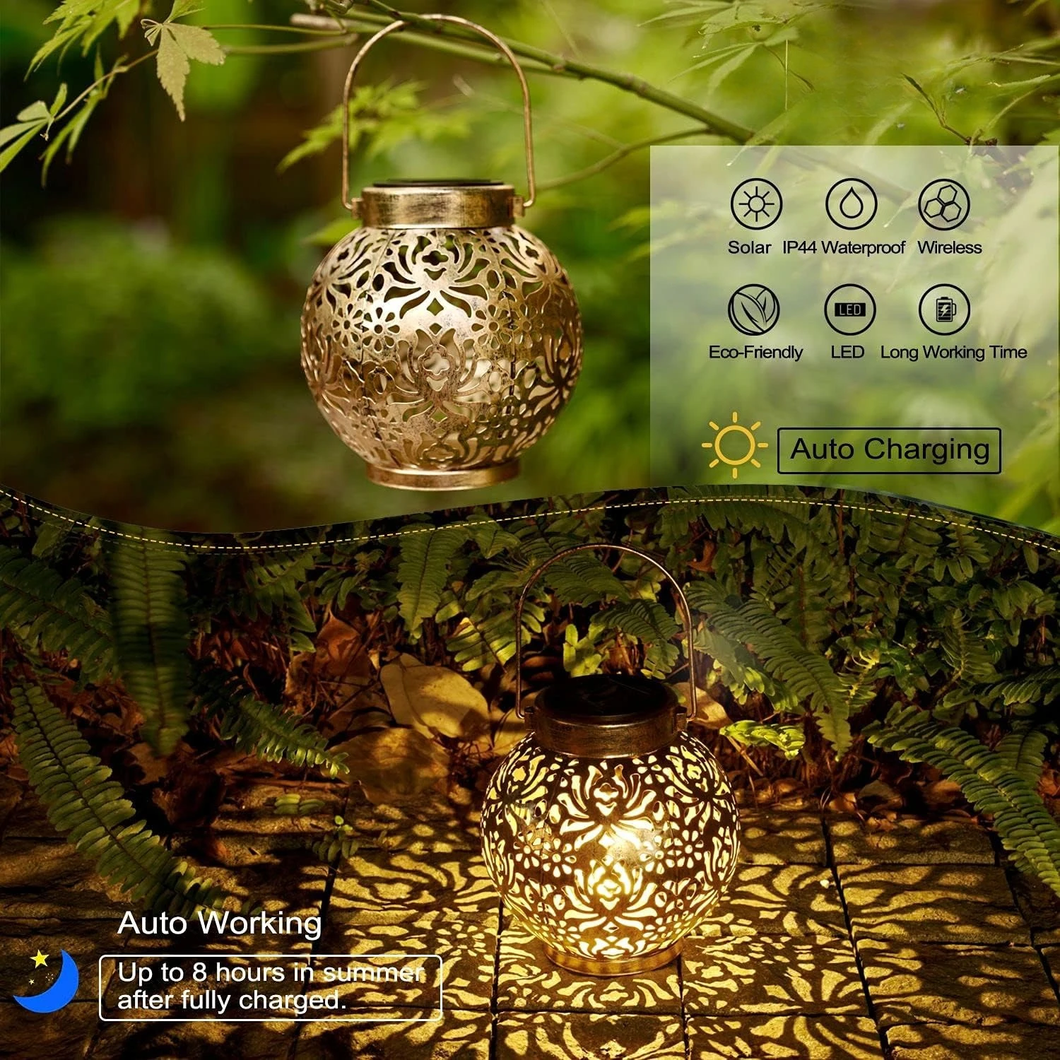 1-6PCS Moroccan Solar Lanterns - огляд і ціна Smart Garden Spotlights