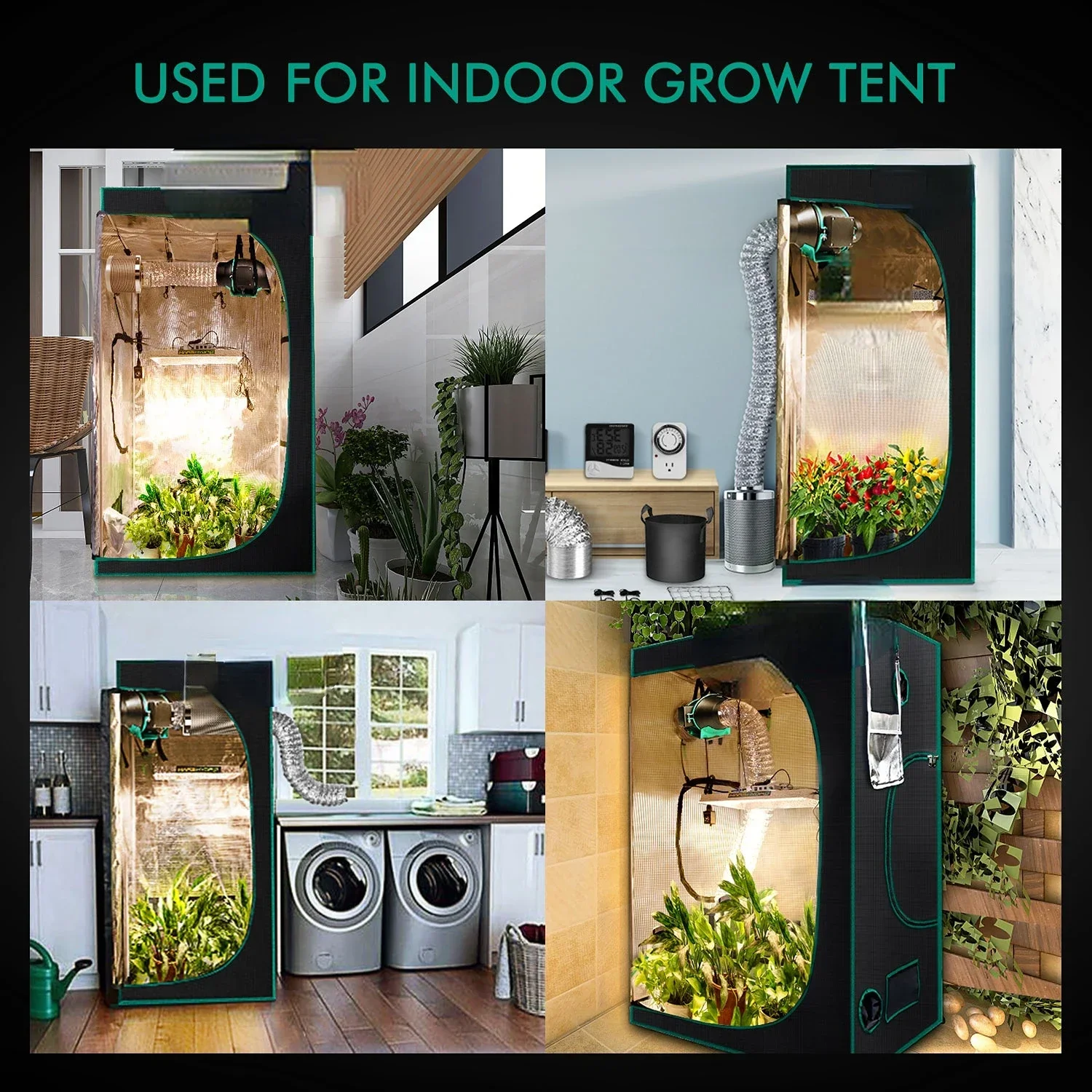 forHot sales Complete Induct F - огляд і ціна Grow Tent Complete Kit
