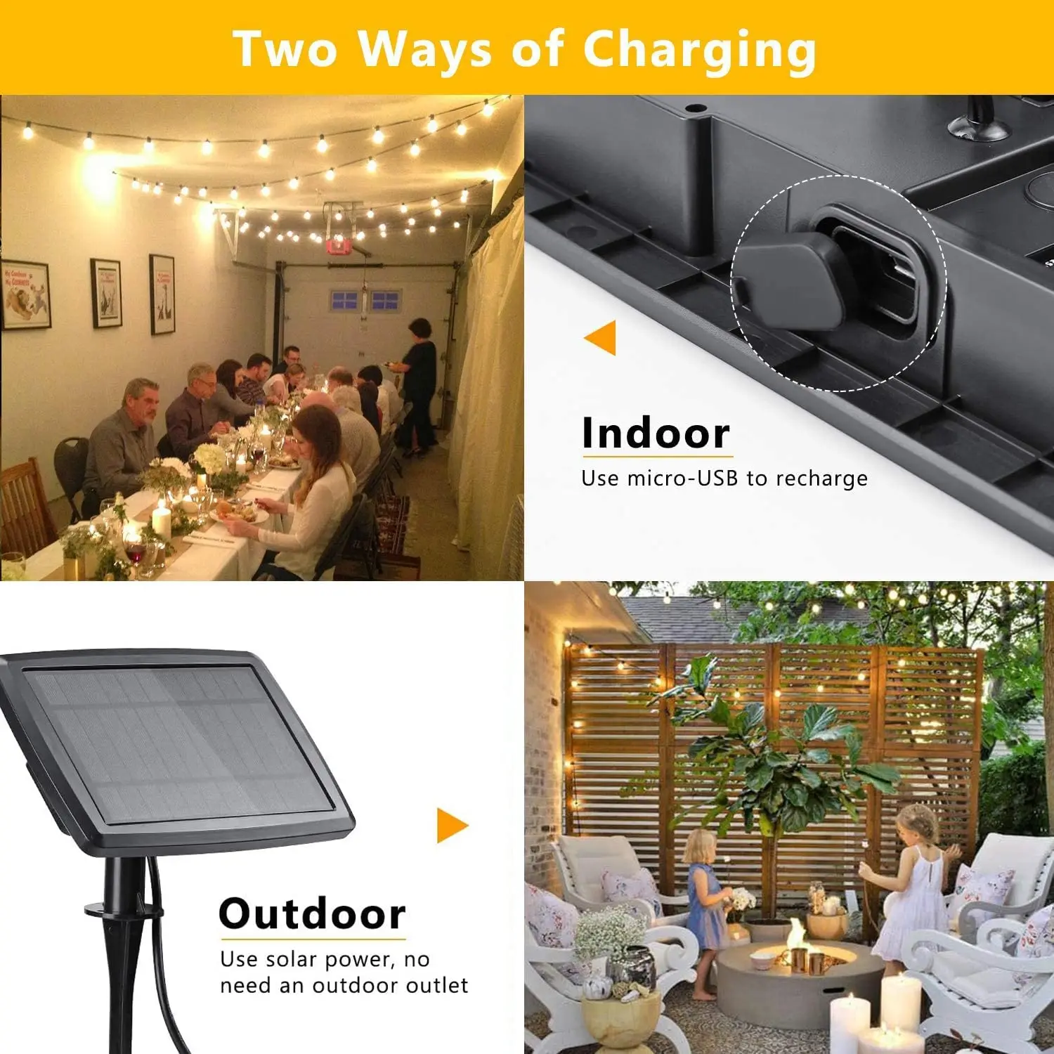 100/50/25ft Solar Led String L - огляд і ціна Smart Garden Spotlights
