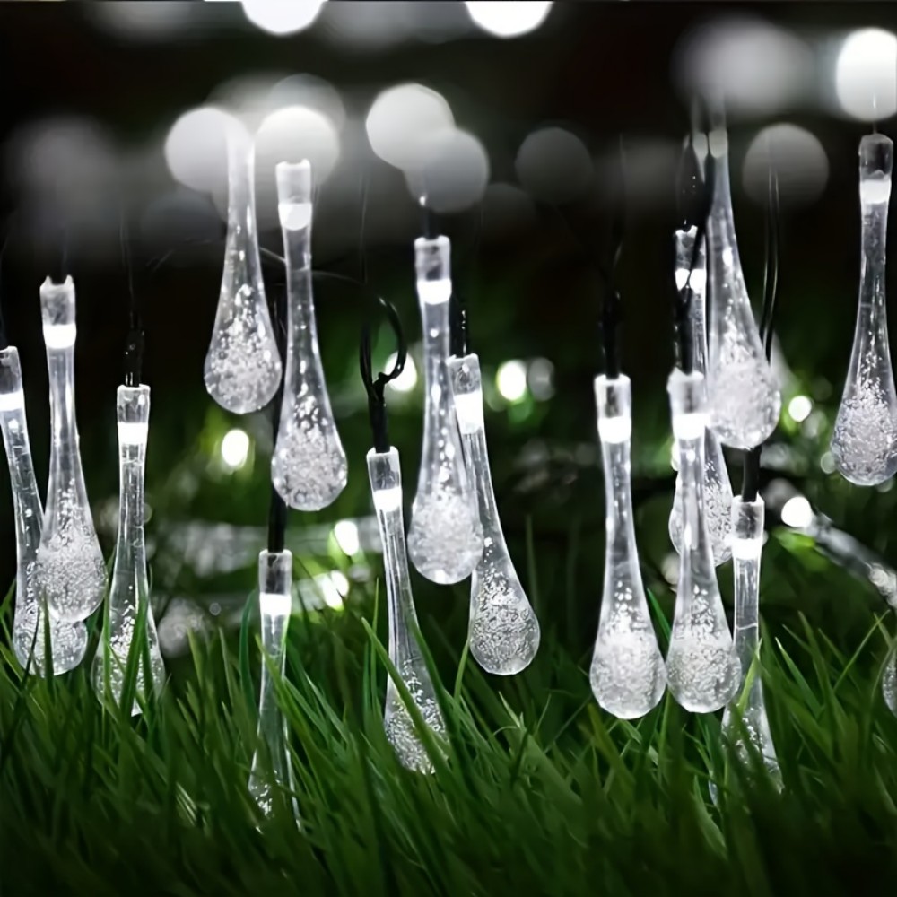 1pc Solar-Powered LED Teardrop - огляд і ціна Smart Garden Spotlights