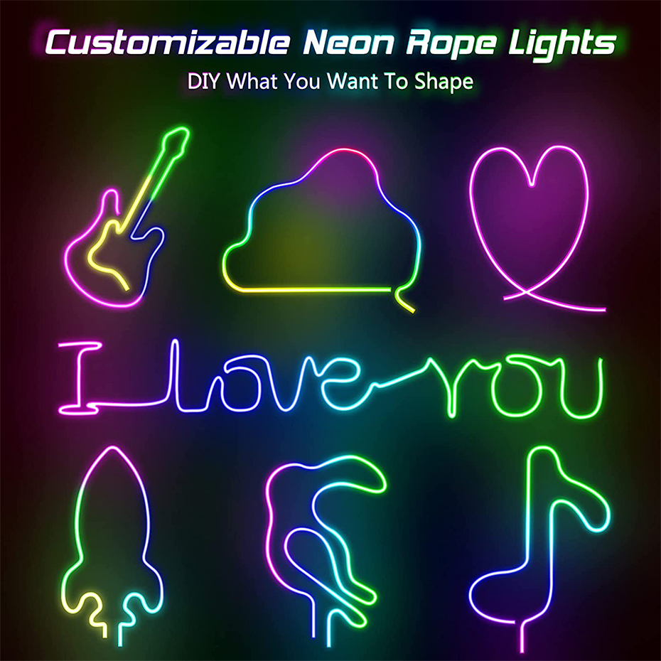 RGBIC LED Neon Strip 12V 96LED - огляд і ціна Smart Garden Light Controller