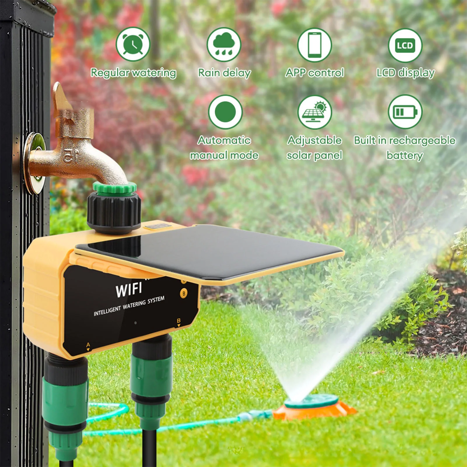 Solar WiFi Smart Irrigation Ti - огляд і ціна Smart Garden Timer