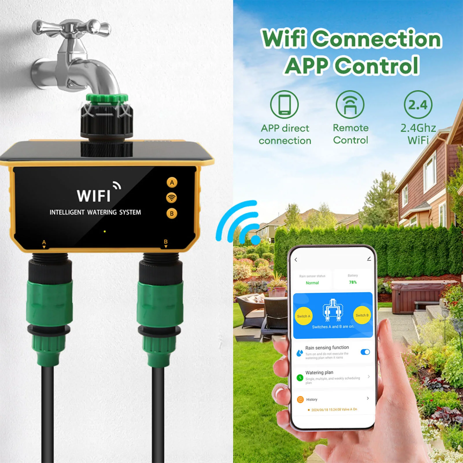 Solar WiFi Smart Irrigation Ti - огляд і ціна Smart Garden Timer