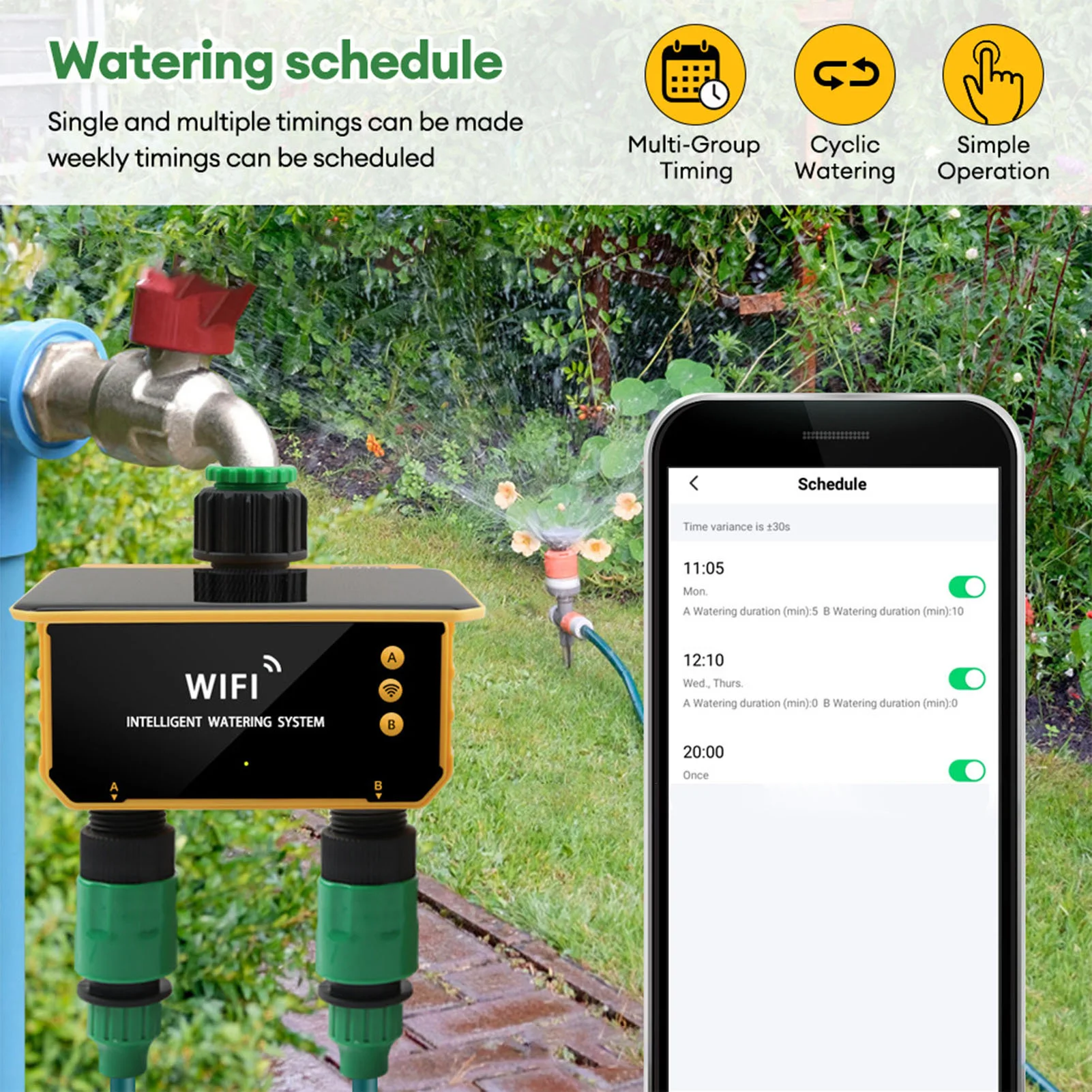 Solar WiFi Smart Irrigation Ti - огляд і ціна Smart Garden Timer