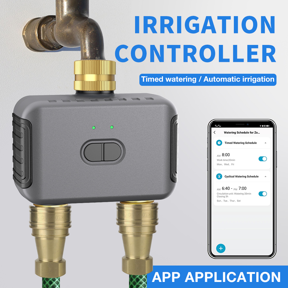 Tuya 2 Zone Watering Timer Gar - огляд і ціна Smart Garden Timer