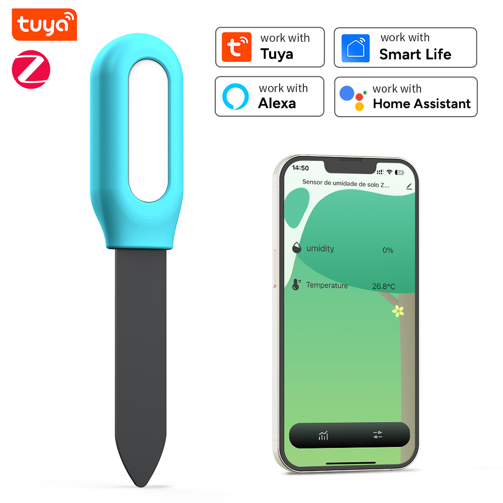 Tuya Zigbee Soil Sensor Humidi - огляд і ціна Smart Garden Moisture Sensor